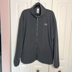 The Northface Mock Neck Full Zip Fleece Outdoors Jacket